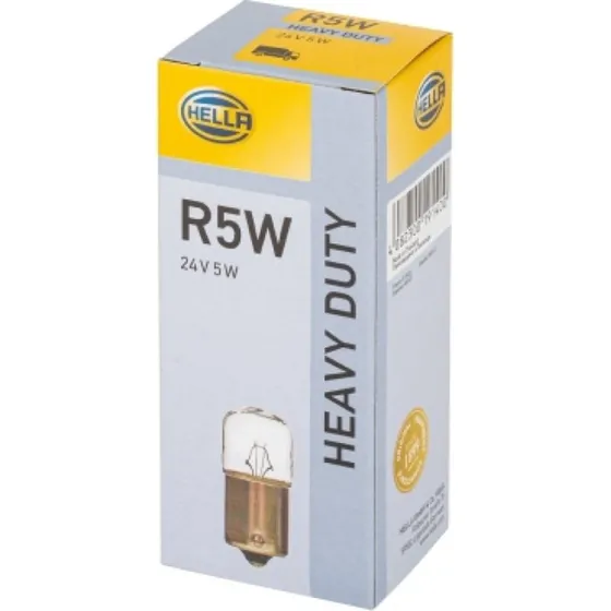 HELLA Pære R5W 24V BA15d 8GA 002 071-361