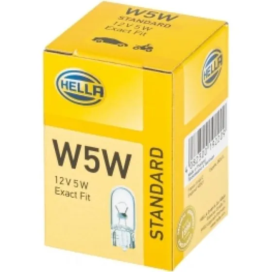 HELLA 8GP 003 594-121 Indikatorpære W5W, 1 stk