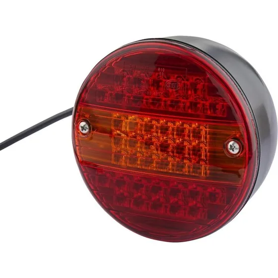 HELLA Baglygte 2SD 357 026-001, 3-funktion, LED, sort, ECE-godkendt