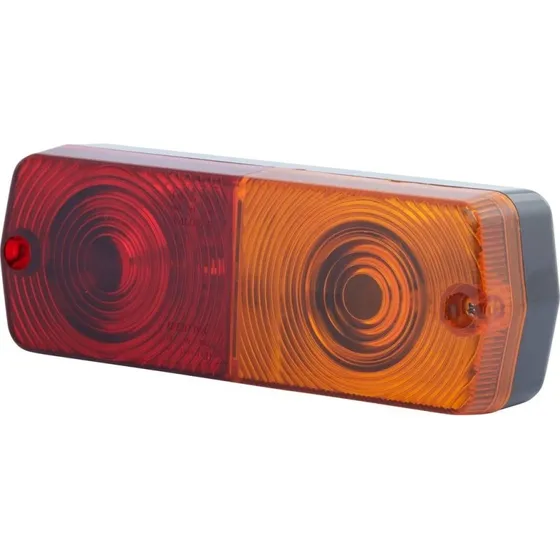 HELLA Baglygte 2SD 357 033-001, sort, rød/gul, 3-funktion