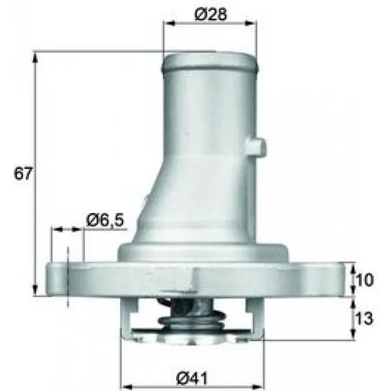 MAHLE Termostat TI 68 87D for FIAT, LANCIA, AUTOBIANCHI