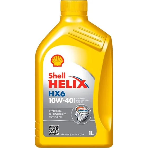 SHELL HELIX HX6 10W-40 1L motorolie