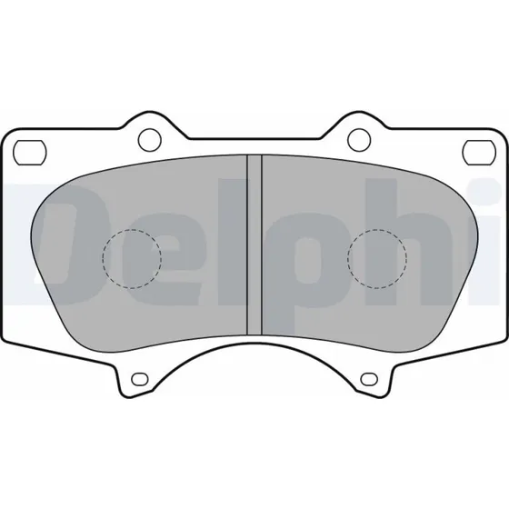 DELPHI Bremseklodser LP1782 for TOYOTA, MITSUBISHI, LEXUS