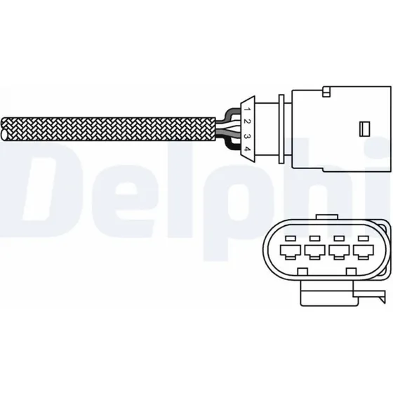 DELPHI Lambdasonde ES20289-12B1 for VW, AUDI, SKODA, SEAT