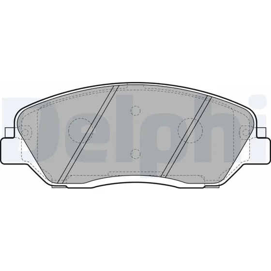DELPHI Bremseklodser LP2048 til Hyundai, Kia, Ssangyong