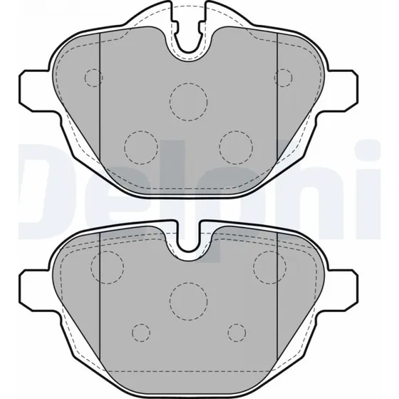 DELPHI LP2162 Bremseklodser til BMW