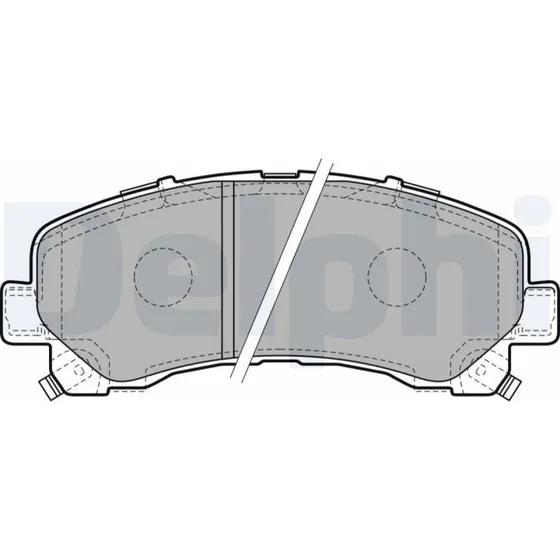 DELPHI Bremseklodser LP2229 til ISUZU D-MAX