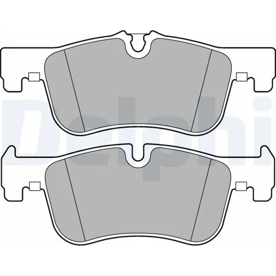 DELPHI LP2284 Bremseklodser til BMW 1, 2