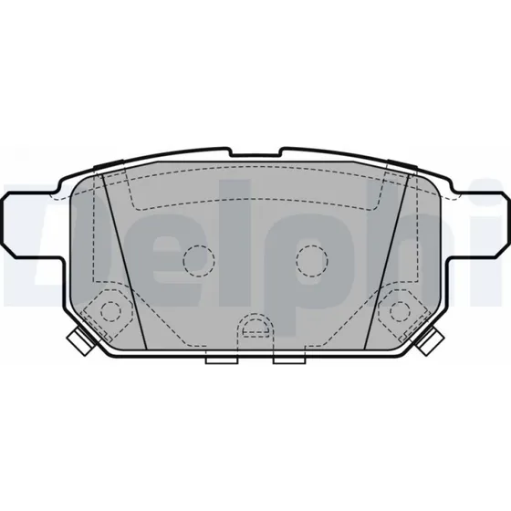 DELPHI Bremseklodser LP2687 til SUZUKI (S-CROSS, SWIFT, VITARA)