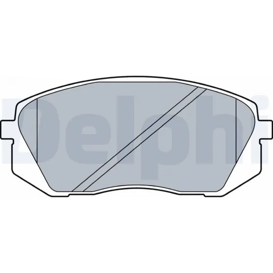 DELPHI Bremseklodser LP3535 for Hyundai/Kia med anti-knirkeplade