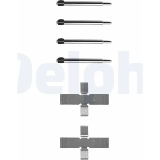 DELPHI LX0003 Skivebremsebelægningssæt, for Audi, VW, Mercedes-Benz
