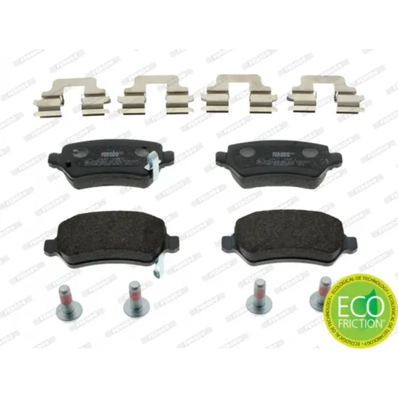 FERODO FDB1521 Bremseklodser til CHEVROLET, CHRYSLER, KIA, OPEL, VAUXHALL