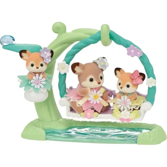 Sylvanian Families - Baby Hjortene Blomstergynge Sæt (5801)