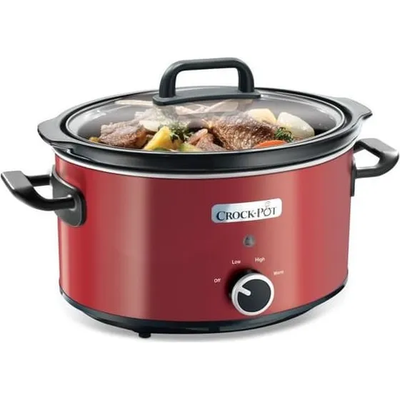 Crock-Pot SCV400RD-050 3,5 L rød/sort