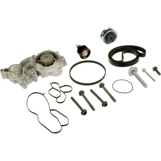 GATES KP75680XS-3 Vandpumpe + Tandremssæt for VW, AUDI, SKODA