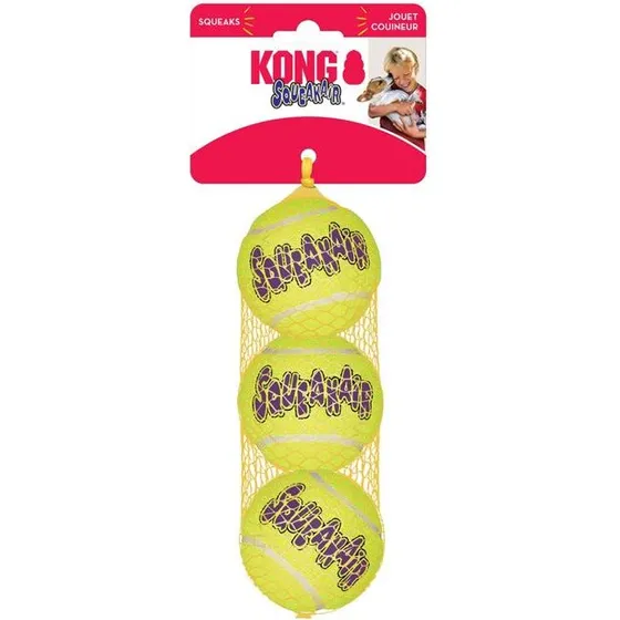 Kong SqueakAir bolde 3-pak S Ø 4,5 cm