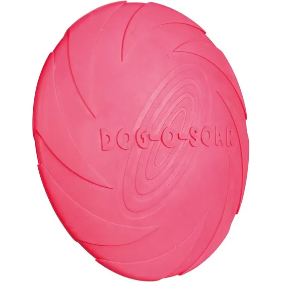 Trixie Doggy Disc Frisbee, naturgummi – blå (18/24,5 cm)