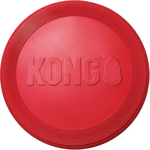 KONG Flyer Frisbee til hunde L 23 cm – Rød