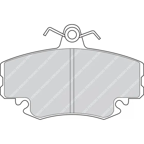 FERODO Bremseklodser FDB1781, Akselsæt, RENAULT, PEUGEOT, DACIA