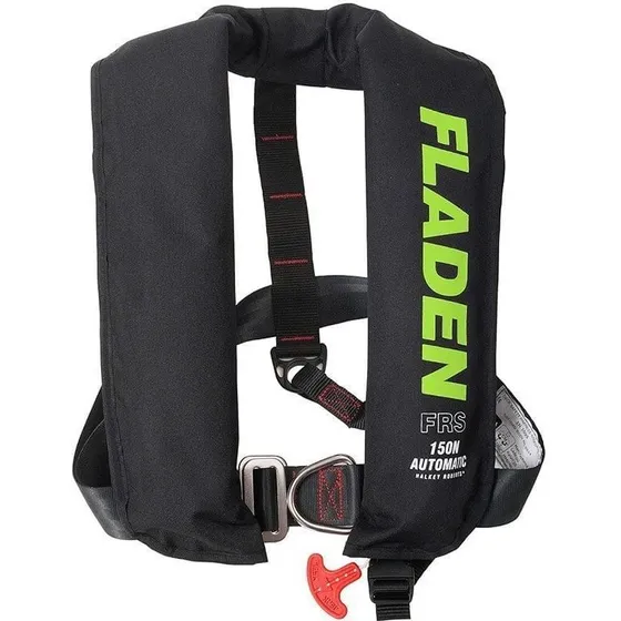 Fladen 22-13.05 Selvoppustelig Redningsvest 165N (Gul)