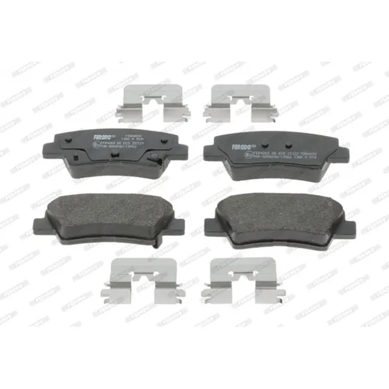 FERODO Bremseklodser FDB4833, bag, til Hyundai, Kia, Ssangyong