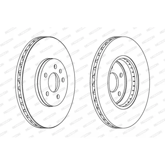 FERODO DDF1664C Bremseskive 320mm for AUDI A4, A5, Q5