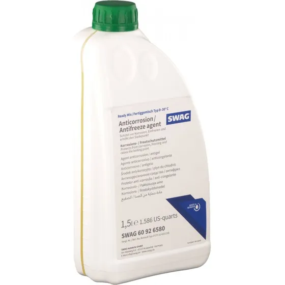 SWAG Frostbeskyttelse 1,5 L, Gul, Type D, RENAULT, HYUNDAI, CITROËN