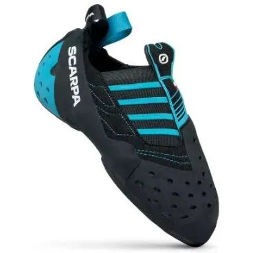 Scarpa Instinct S slip-on klatresko - sort/azurblå