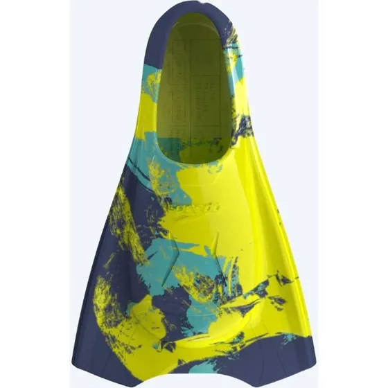 Speedo Short Blade svømmefødder – Gul/Mørkeblå