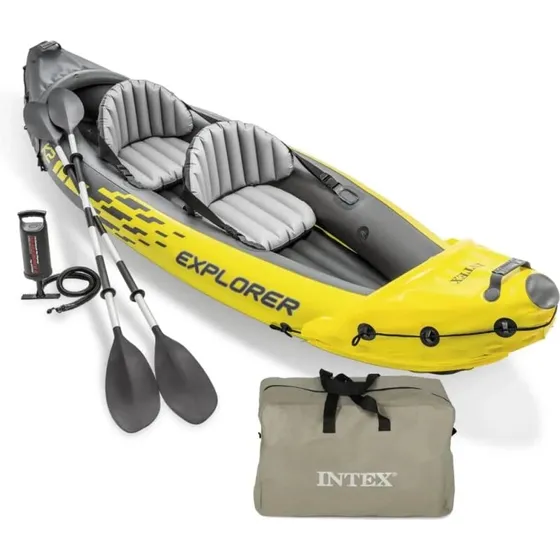 Intex Explorer K2 oppustelig kajak 312x91x51 cm (2-person)