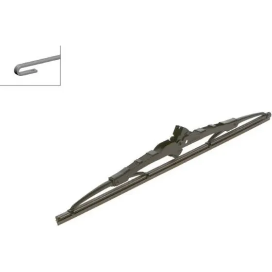 BOSCH Viskerblade 3 397 011 353, 380 mm, Twin, krogfastgørelse