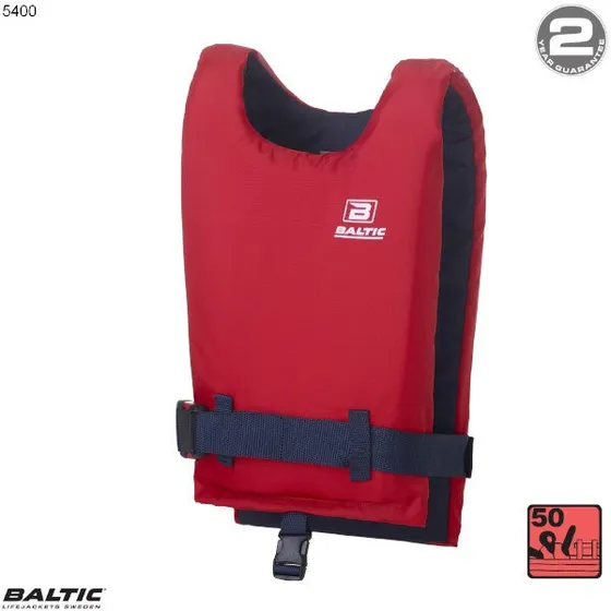 BALTIC Canoe Basic Padlevest 5400, rød (Voksen 40–130 kg)