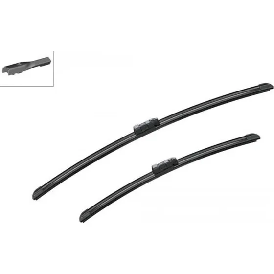 BOSCH Viskerblad 600/450 mm, Fladblad, Til VW, Skoda, Ford