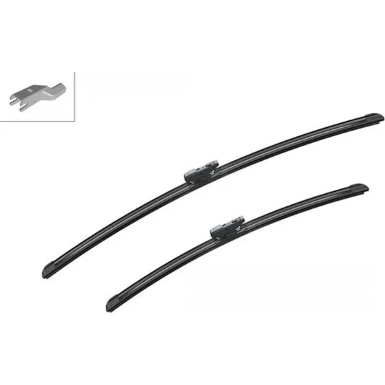 BOSCH Viskerblad 650/500 mm, Fladblad, til BMW & Jaguar