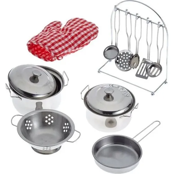 Small Foot Metal Kids Cookware Set 13dlg.