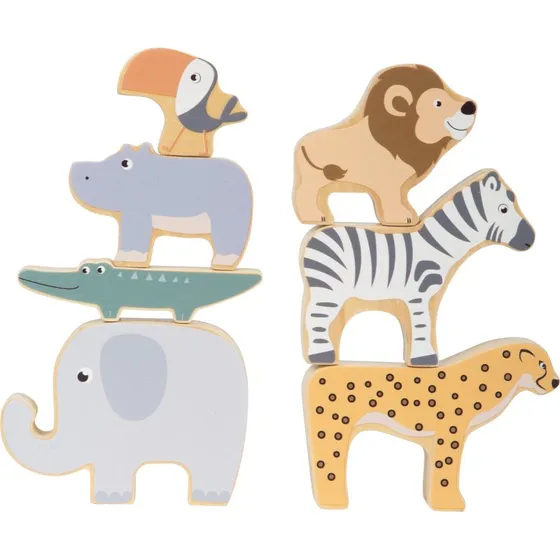 Small Foot Wooden Safari Animals Balance Game 7