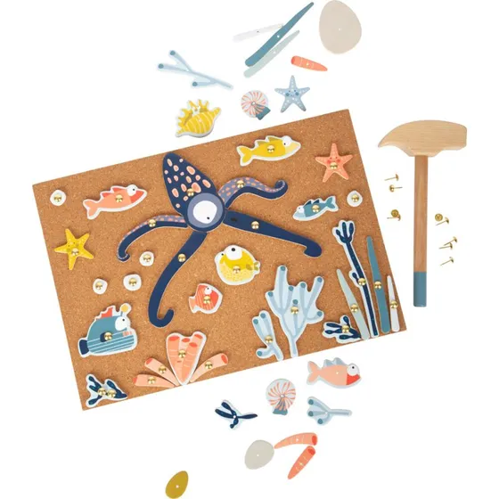 Small Foot Hammer Tap Ocean – Kreativt hammerspil med havets liv