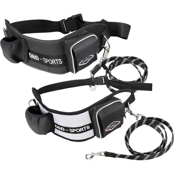 D&D Home Active Walker håndfri hundesnor med bæltetaske