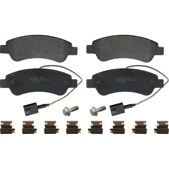 FEBI BILSTEIN Bremseklodser 16956, bagaksel, med slidadvarsel