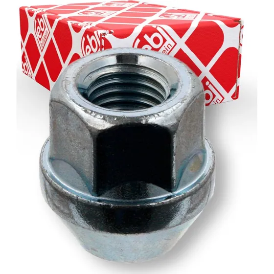 FEBI BILSTEIN Hjulmøtrik 46695, M12 x 1,5, 19 mm, forzinket