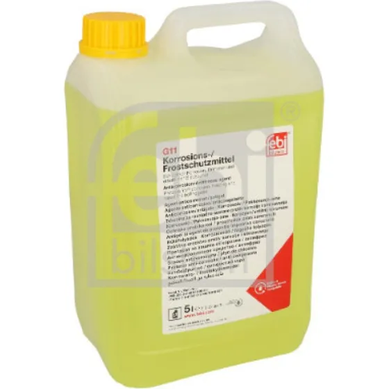 FEBI BILSTEIN Frostbeskyttelse G11/G48 5 l gul/grøn/rød