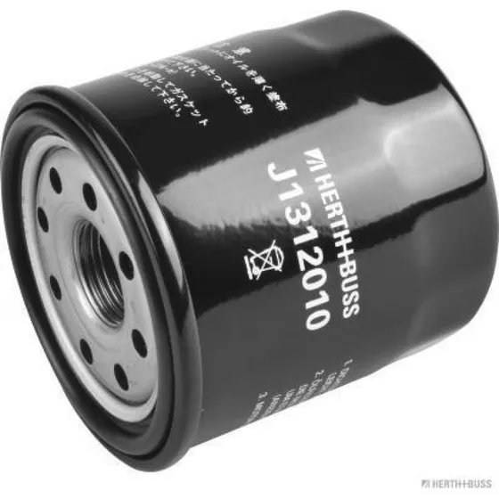 HERTH+BUSS JAKOPARTS Oliefilter J1312010, 65 mm, sort
