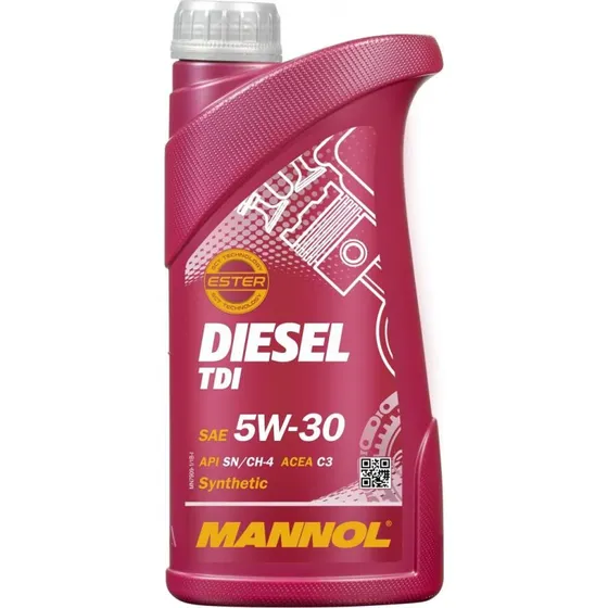 MANNOL DIESEL TDI 5W-30 1L Syntetisk Motorolie
