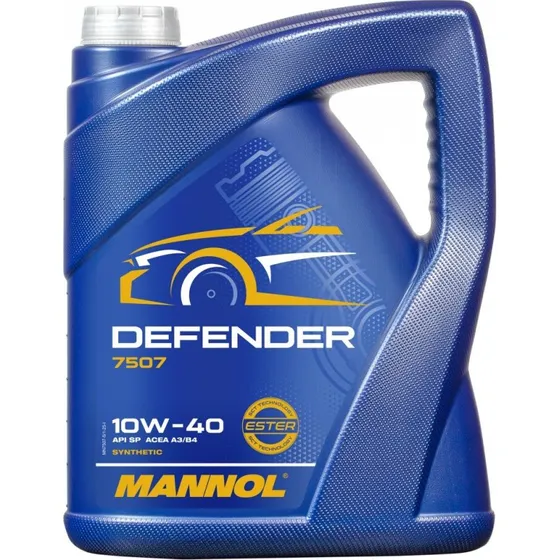 MANNOL DEFENDER 10W-40 5L – Motorolie til VW, Mercedes-Benz, Opel