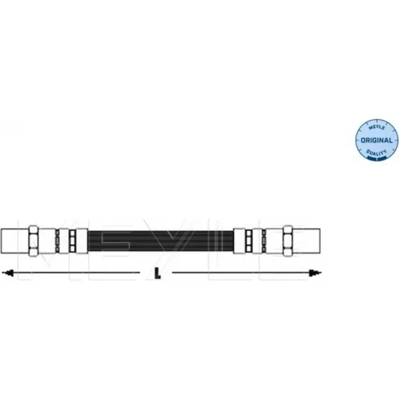 MEYLE Bremseslange 100 611 0002 til AUDI, SEAT, VW