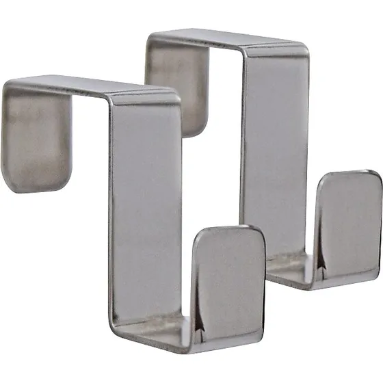 Kriss krogsæt S-krog i poleret rustfrit stål (2 stk)