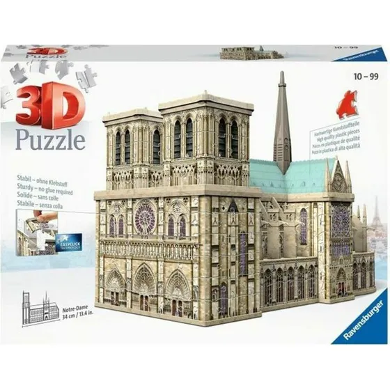 Ravensburger 3D Puslespil Notre-Dame, 216 deler