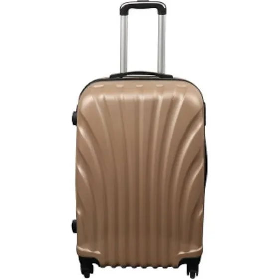 Guld Musling Hardcase Kuffert - Medium, 60 cm