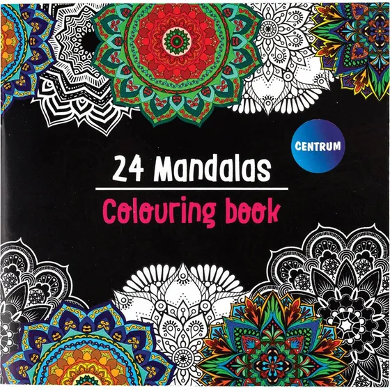 Centrum Mandala Malehæfte 185x185 mm, 24 Sider