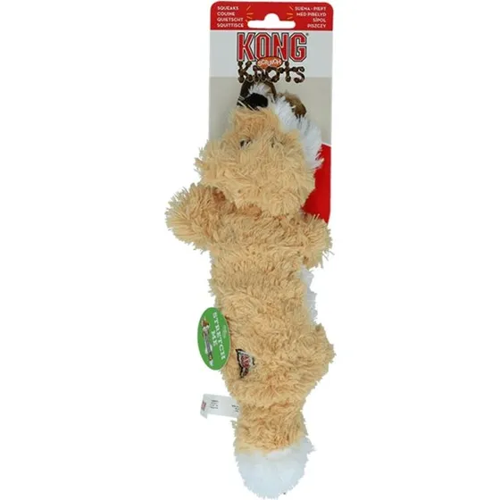Kong Scrunch Knots Fox S/M - Realistisk Blødt Legetøj uden Fyld